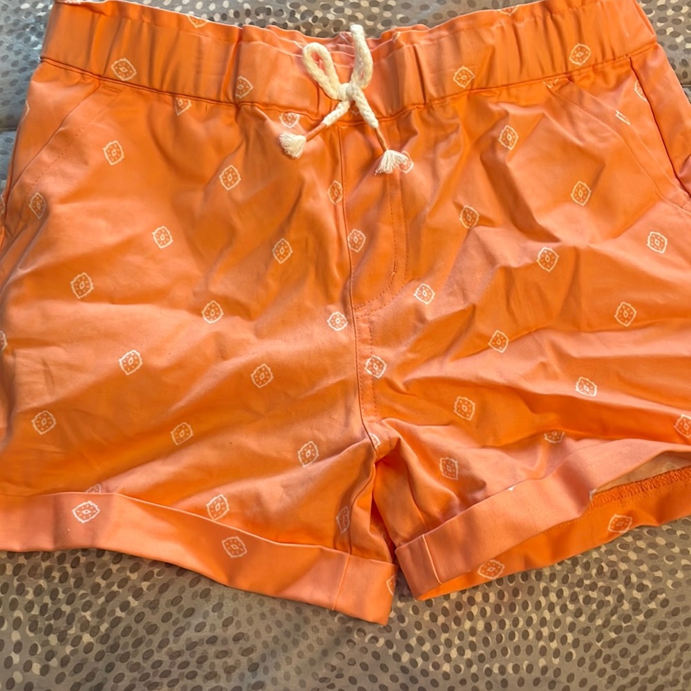 Orange (coral) Magellan Outdoors short for girls large size (12-14)